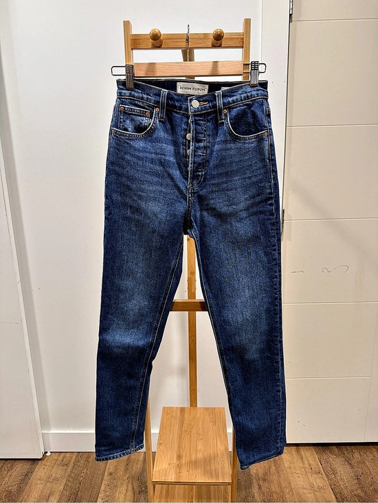 Denim Forum Denim - Denim Forum The Yoko High Rise Slim Jeans Blue Waist 25